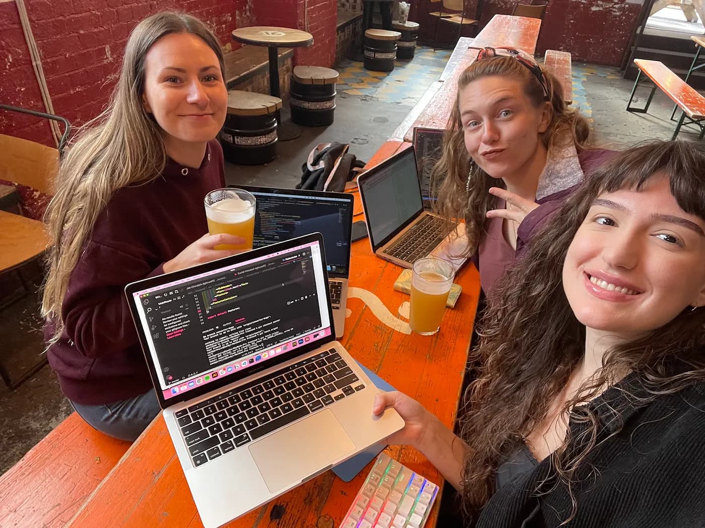 Brewing quality code with Josy and Sandy in London